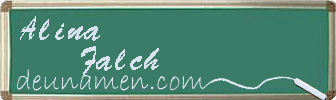 Alina Falch Visitenkarte